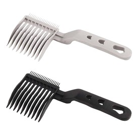 Blend Friend Fade Comb and Barber Comb Set - Barber Accessories, Mens Comb, Parting Comb, Hair Comb，For Home or Salon or Professional Use- Ideal for Barbers and Men -2Pcs（2Colors）