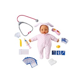 VERTBAUDET My Sick Baby Doll, 11 Functions, Grey, TU