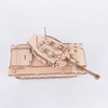 GuDoQi 3D Wooden Puzzle, Model Tank, Wooden Construction Kit, Tank