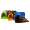 TCYYNEK Warm Guinea Pig Hideout Tunnel Bed, Soft Removable Guinea