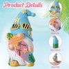FairySandy 2 Pieces Summer Gnomes Beach Decorations Surfboard Gnome Stuff