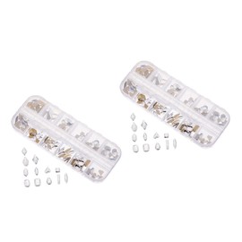 Healvian DIY Crystal Rhinestone Nail Art Charms of Flat Shape Rhinestones for Elegant Nail Craft Creative Designs and Craft Projects