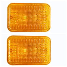 Dgdhf Replacement Amber Lens LVU18745 Fits John Deere 1023E 1025R 1026R 2025R 2027R 2032R 2038R 2305 2320 2520 Tractor (Set of 2)