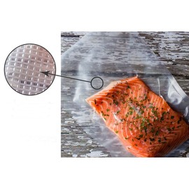 20 Pieces BPA Free Vacuum System Food Storage Bag: Double-layer Sealed Zippers Design; Keep Food Saver 5x Longer for Reusability and Practicality, with 2 Seal Clips and an Easy to Use 1 Hand Pump