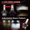 CHUSYYRAY For Hummer H3 2006-2010 H13+H10 LED Headlights Hi/Lo +