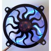 Custom Acrylic Sun Spiral Computer Fan Grill 120mm