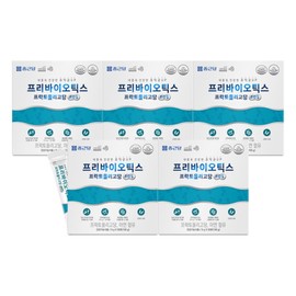 Chong Kun Dang Prebiotics Fructooligosaccharide (FOS) 30 sachets, 5 boxes / Boost beneficial gut bacteria, Contains Zinc / 종근당 프리바이오틱스 프락토올리고당FOS 30포 5박스  장속 유익균 UP 아연함유