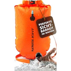 Nordlight Inflatable Waterproof Swimming Buoy with Dry Bag