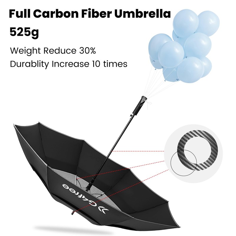G4Free Strongest Golf Umbrella with Full Carbon Fiber, Well-constructed &