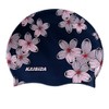 Gorro de natación de silicona para mujer, antideslizante, impermeable, para