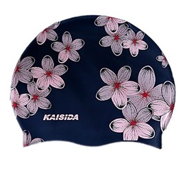 Gorro de natación de silicona para mujer, antideslizante, impermeable, para cabello largo, rizado, corto y medio