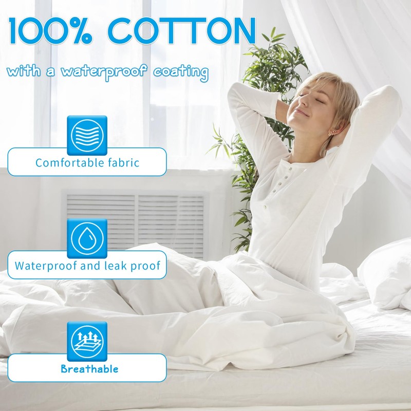 EEOST Adult Diaper Cover, Leakproof Waterproof Reusable Plastic Pants for