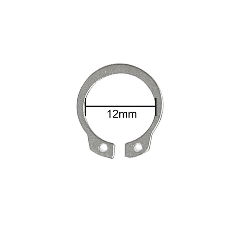 50 Pcs External Retaining Rings, Stainless Steel C-Clip Snap Rings,