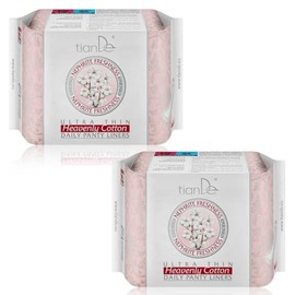 Heavenly Cotton 61923 TianDe Everyday Panty Liners Ultra Thin Pack of 20 Freshness and Comfort for Everyday Use