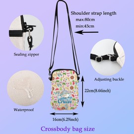 Cruise Crossbody Bag Cruise Ship Essentials Cruise Lover Gift Vacation Trip Travel Gift Cruising Purse Sling Bag (Cruisemiddle crossbody bag ca)