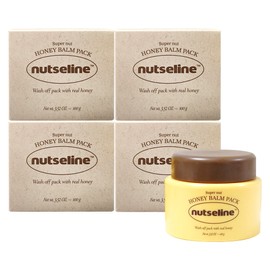 Nutserine Honey Balm Pack Super Nut Honey Balm Royal Sleeping Pack Soi Hyun 100g 4 packs / 넛세린 꿀밤팩 슈퍼 넛 허니밤 로얄 수면팩 소이현 100g 4통