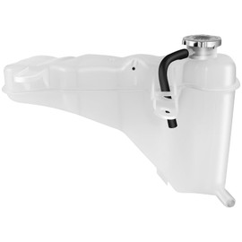 CCIYU Front Engine Coolant Reservoir Tank Compatible for Chrysler 300 2011-2018, for Dodge Challenger 2011-2018, for Dodge Charger 2011-2018, Coolant Reservoir Tank Replace 603-380 [with Cap]
