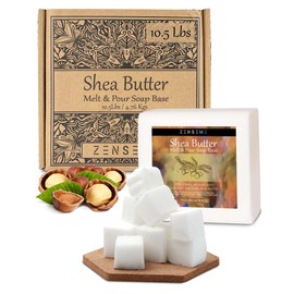 10.5 LBS - Shea Butter Soap Base Melt & Pour Soap Base | Melt & Pour Supplies Kit SLS/SLES & PEG Free | Best Natural Organic Vegan Vegetable Ingredients | 100% Natural & Soft Bulk for Adult Soap Maker