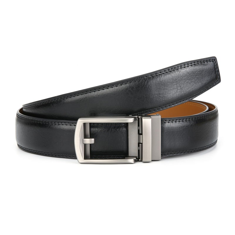 Nelbons Men's Belt Ratchet Automatic Belt for Men 35 mm