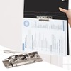 8 Pack A4 Double Strong Clips File Folder Report Cover,