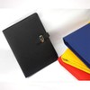 A7 Red PU Leather Journal with Pen Slot and Card