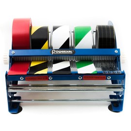 Bertech Table Top and Label Dispenser, 12-inch, Blue (KTDL12)