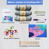 Knitting Kit for Beginners Adults, Crochet Kit for Beginners Kids