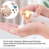 Bopfimer 10PCS 30ML Plastic Foam Pump Dispenser Bottle,Soap Mousses Liquid