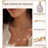 Dadimorni Retirement Gifts for Women, Opal Necklace, Pendant Necklace