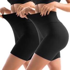 Sanpetix Women's Cycling Shorts Short Leggings Opaque for Cycling Fitness Yoga in Summer, black