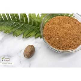 Organic Way Premium Quality Nutmeg Whole (Myristica fragrans) - Healthy Digestion | Organic & Kosher Certified | Non GMO & Gluten Free | USDA Certified | Origin - India (1/4 LBS / 4 Oz)