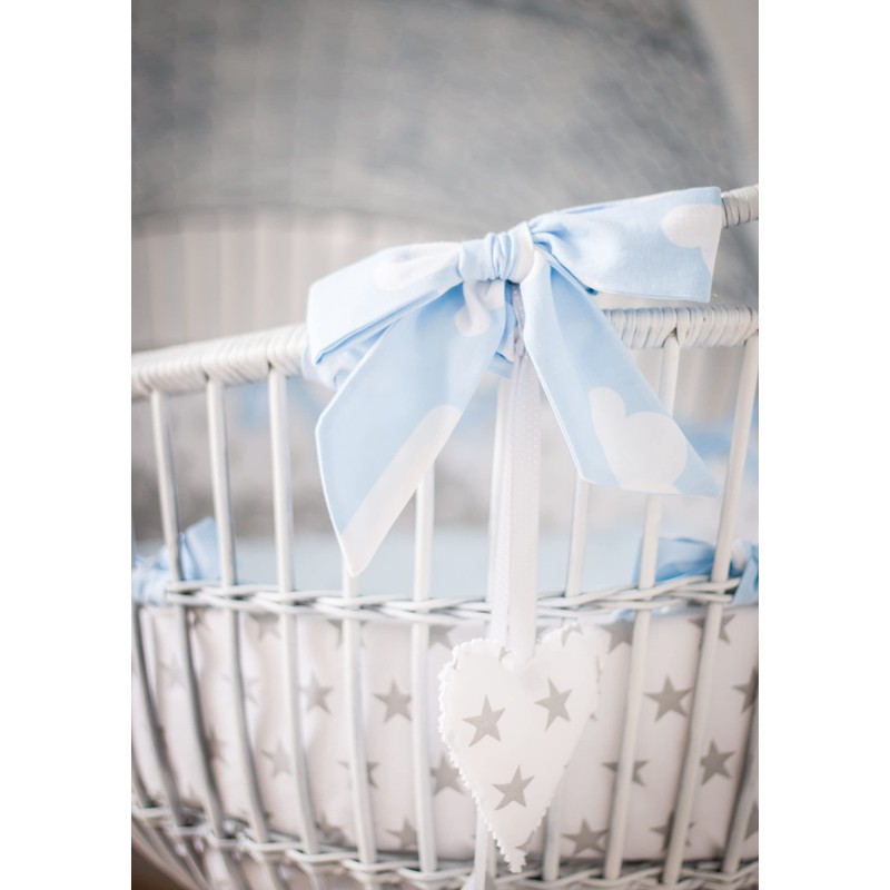 Set of 3 Fitted Sheets 40 x 80 cm (40