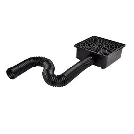 Prestantious Gutter Downspout Catch Basin Drain Kit, Upgraded Larger Version 12"×12" Catch Basin Gutter Downspout Extensions with 2.6” ID Flexible Pipe, Pipe Stretched Length 6.6ft