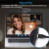 Webcam con micrófono, cámara Web HD 1080p, Full HD 1080P,