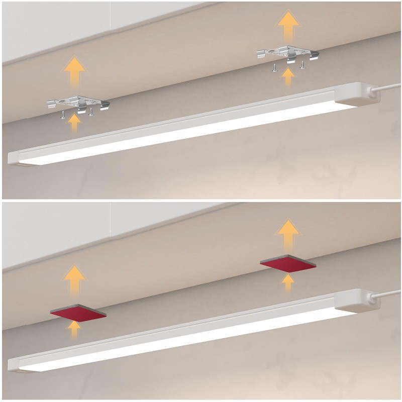 MYPLUS 16 Inch Under Cabinet Lights with Hand Wave, Under