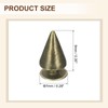 uxcell 200 Sets Spikes and Studs, 7 x 13mm Cone