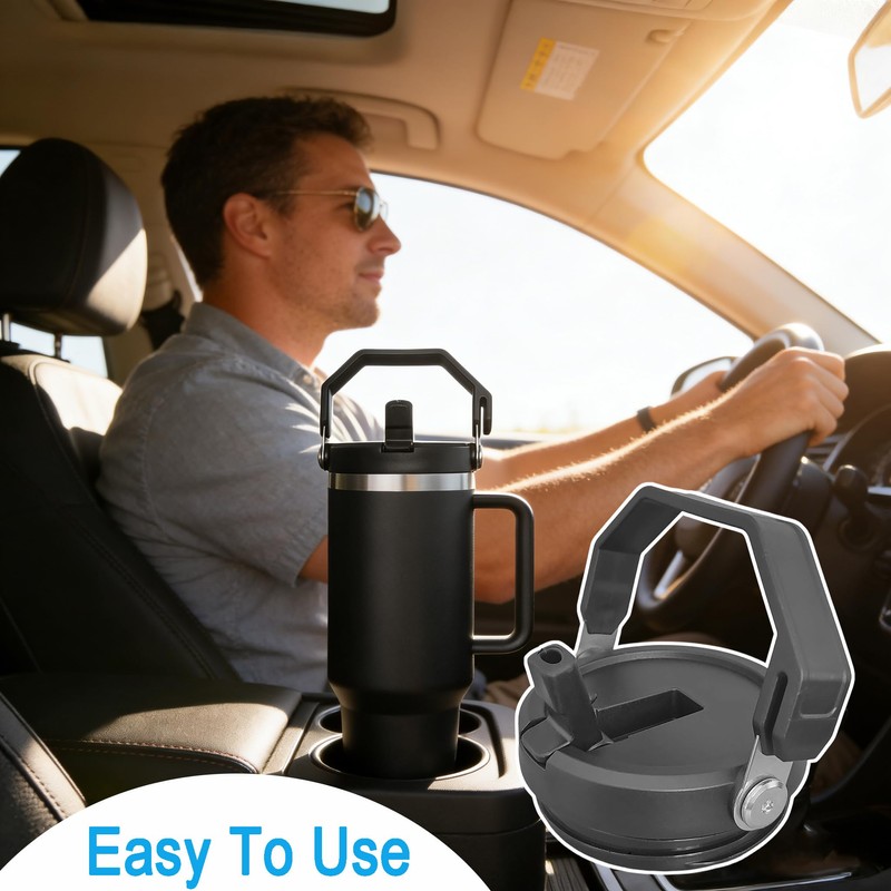 40 oz Tumbler Replacement Lid Compatible with YETI Rambler 40