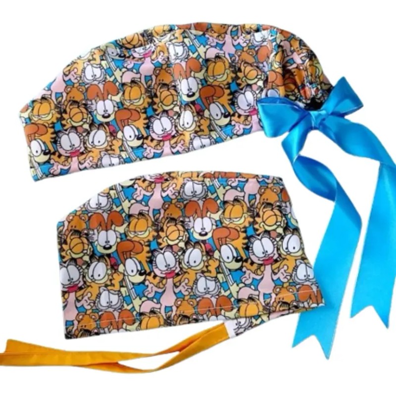 Gorro Quirurgico Antifluidos Resistente Cloro Garfield Gato