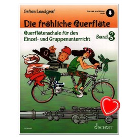 Die fröhliche Querflöte Volume 3 - Transverse Flute School for Individual and Group Lessons - Verlag Schott Music - ED20593D - 9783795721893