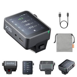 Godox X3pro N X3 Pro N Flash Trigger for Nikon 2.4G Wireless Touchscreen TTL Hot Shoe Flash High-Speed Synchronizer Mini Trigger for Nikon Series Cameras(X3N Upgrade)