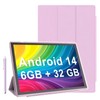 10 Inch Tablet Android 14 Tablets With Case Stylus 6GB