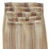 12 inch, FULL HEAD, 6pcs, Silky Soft Clip-in Hair Extensions