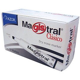 Magistra- Marcador p/pizarron grso azl cja/12 magistra