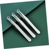 Stainless Steel Round Nose Hair Clips 1 Set Nose Hair