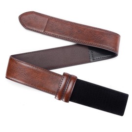 MACBORO Mechanic Work Belts for Men Without Buckle No Scratch Tsa Approved Non-Metal Hypoallergenic Belt