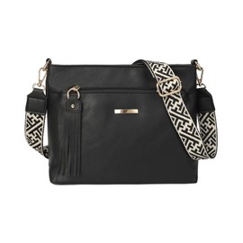 GLITZALL Crossbody Bags for Women Shoulder Bags with Multi Pockets Adjustable Vintage Handbag Messenger Bags Fashion Daily Use