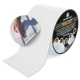 Hanse Syntec Systems HSS RV Sealant Tape with MicroSealant - Waterproof Commercial Roofing Tape for Roof and RV Repair - UV- & Weatherproof - White - 4 inch x 25 ft.