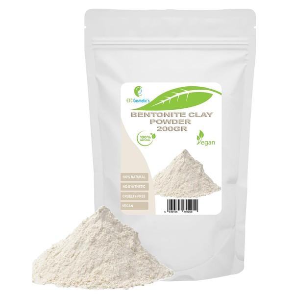 Bentonite Clay Powder (Bentonite Clay) - 200g - DIY Face