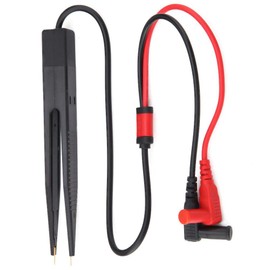 Hilitand Portable SMD SMT Chip Test Clip LCR Meter for Multimeter Resistor Capacitors, 250v Safety, Precision Circuit Board Measurement, Red, 60.5cm, 0.5g