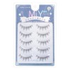 5 Pairs Natural False Eyelashes, Lightweight and Comfortable Reusable Eye